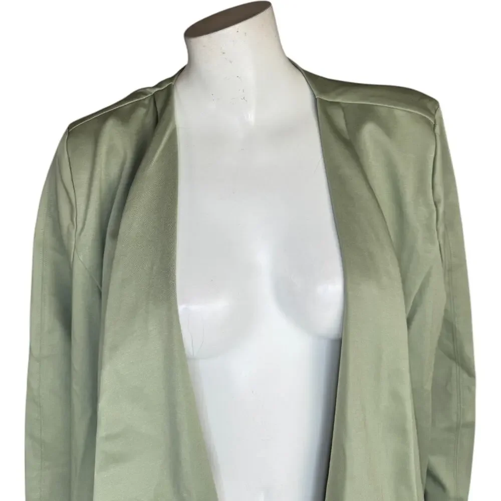 Isaac‎ Mizrahi Live! Elements Stretch Knit Jacket Rosemary 2X NWOT Long Sleeve